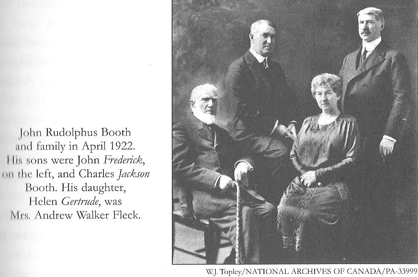 John Rudolphus Booth - J. R. Booth, Ottawa Lumber Magnate